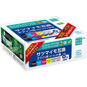 エプソン (EPSON) SAT-6CL 対応 リサイクル インク エコリカ ECI-ESAT-6PS｜e-plaisir-shop