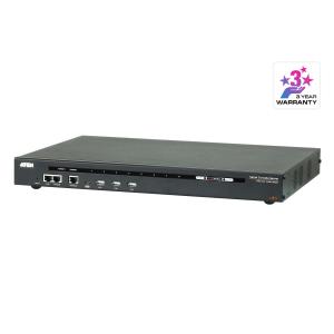 シリアルコンソールサーバー 8ポート (デュアル電源/LAN対応モデル) USB LLDP IPv4/IPv6 SNMPエージェント対応 ATEN SN0108CO｜e-plaisir-shop