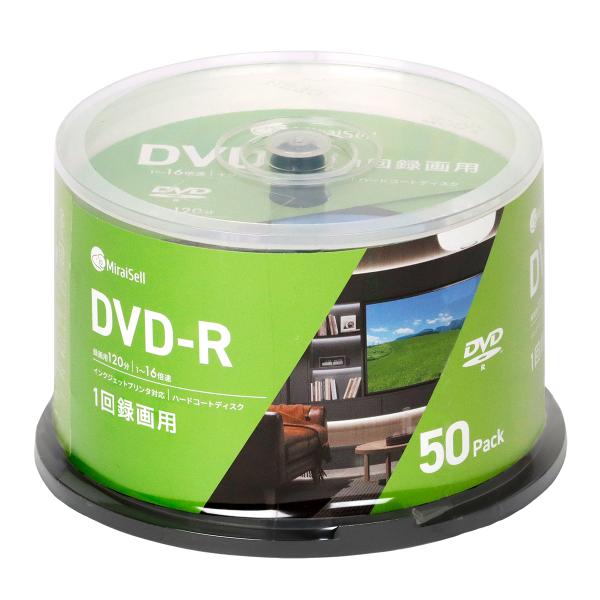 録画用DVD-R CPRM対応 4.7GB 120分 1-16倍速 スピンドル50枚入 まとめ買い ...