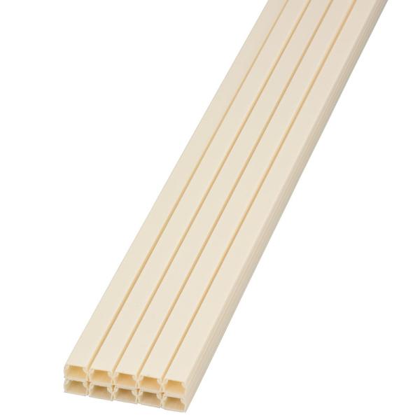 テープ付ABSモール1号 1m ミルキー 10本入｜DZ-AMT11-M/10P 00-4200 オ...