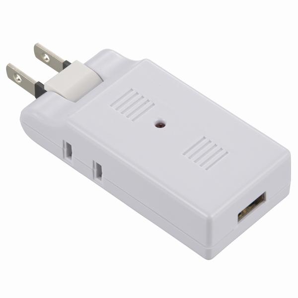 電源タップ USB充電ポート付 雷ガード 2個口/1USB 白 ホワイト_HS-TM2U1K3-W ...