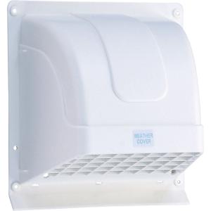 アイボリー 高須産業 ウェザーカバー 30cm換気扇用 開口寸法350mm角