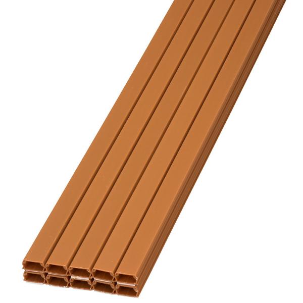 テープ付ABSモール2号 1m ブラウン 10本入｜DZ-AMT21-T/10P 00-8000 オ...