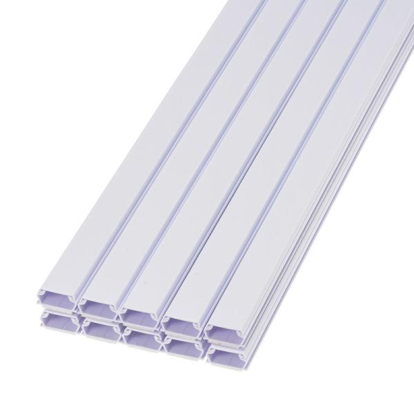 テープ付ABSモール2号 1m ホワイト 10本入り｜DZ-AMT21-W 10P 00-9500オ...