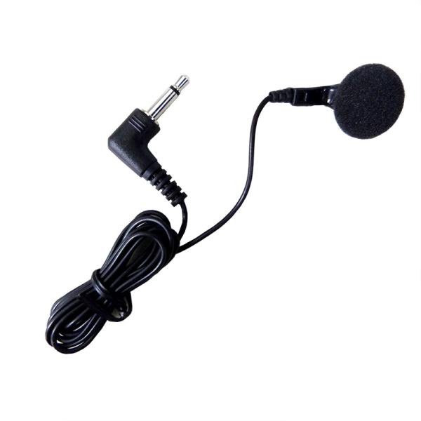 モノラルイヤホン 1m ブラック_EAR-0008 01-0008 オーム電機