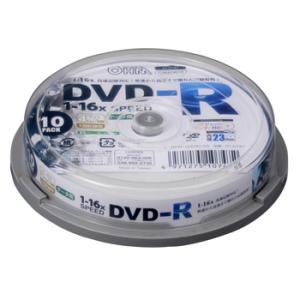 DVD-R 16倍速対応 データ用 10枚 01-0747 オーム電機