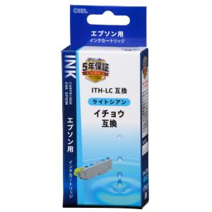 エプソン互換インク イチョウ ITH-LC ライトシアン_INK-EITHB-LC 01-4305 オーム電機｜e-price