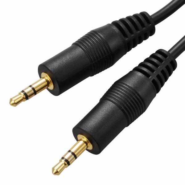 オーディオ接続コード φ3.5ステレオプラグ／φ3.5ステレオプラグ 1.5m｜AUD-C15SP-...