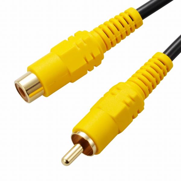ビデオ延長コード ピンプラグ×1-ピンジャック×1 2m VIS-C20RJ-K 01-5128