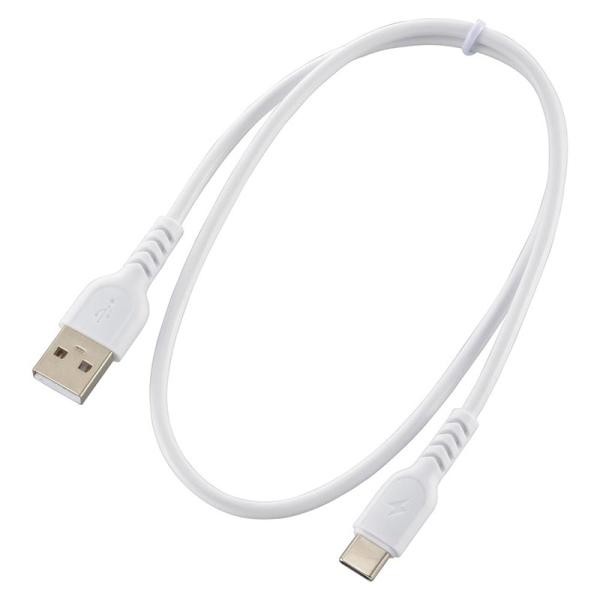 AudioComm USB-A to USB-C 0.5m ホワイト｜SMT-L05DAC-W 01...