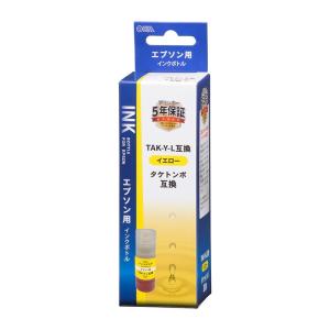 エプソン互換インクボトル タケトンボ 染料イエロー｜INK-ETAK-Y 01-7763 オーム電機｜e-price