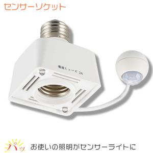 OHM（オーム電機） 暗い時に人の動きでピカッと自動点灯 口金E26対応