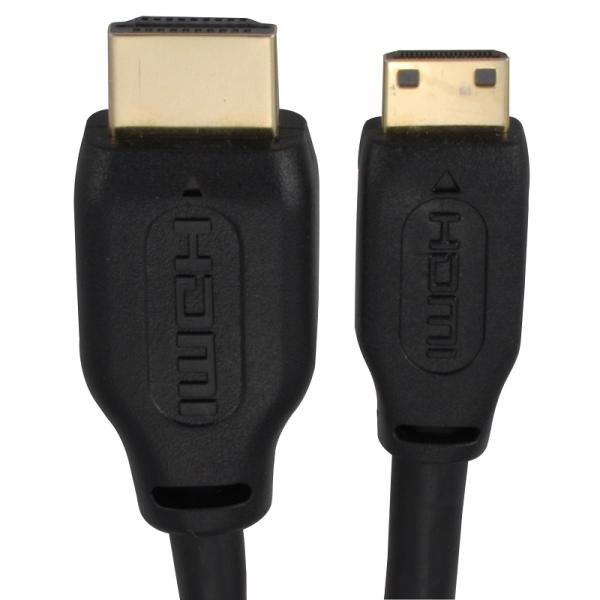 HDMI1.4ミニケーブル 1.5m VIS-C15M-K 05-0286 オーム電機