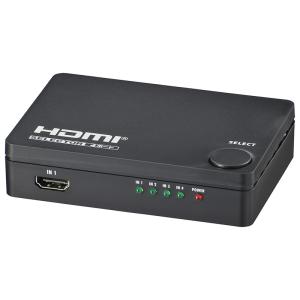 HDMIセレクター 4ポート 黒_AV-S04S-K 05-0577 オーム電機｜e-price