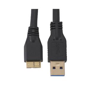 USBケーブル USB3.0ケーブル TypeA/MicroB 1m 黒｜PC-N2052 05-2...