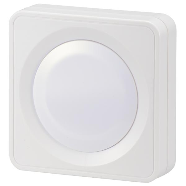 LEDプッシュライト 単3形×3本 白色LED ナイトライト フットライト NIT-BLA6PH-W...