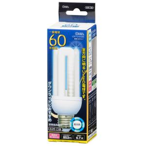 OHM（オーム電機） LED電球 T形 E26 60形相当 電球色｜LDT7L-G IG92 06