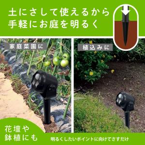 ガーデンライト 庭 LEDガーデンライト 土に...の詳細画像1