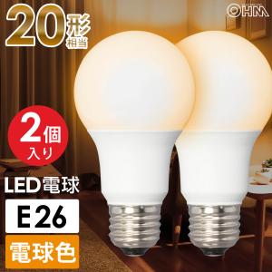 LED電球 E26 20形相当 電球色 全方向 2個入｜LDA3L-G AG52 2P 06-4701 オーム電機｜e-price