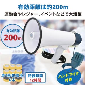 拡声器 ハンドメガホン メガホン ハンドマイク...の詳細画像1