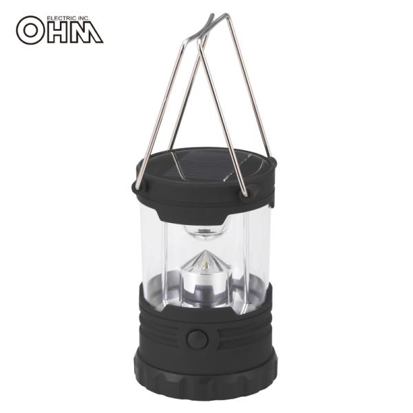 E-Bright LEDランタン ソーラー充電式 IPX4 30lm ML-05K 07-6560 ...