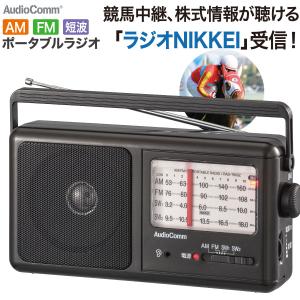 短波ラジオ ポータブル AudioCommポータブル短波ラジオ AM/FM｜RAD-T900Z 07-9819 オーム電機｜e-price