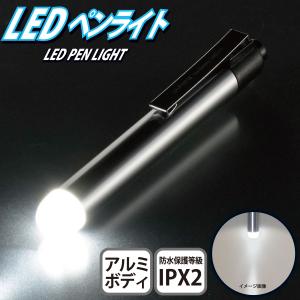 LEDペンライト 10ルーメン 白色LED シルバー｜LH-PY411-S2 08-1030 オーム電機｜e-price