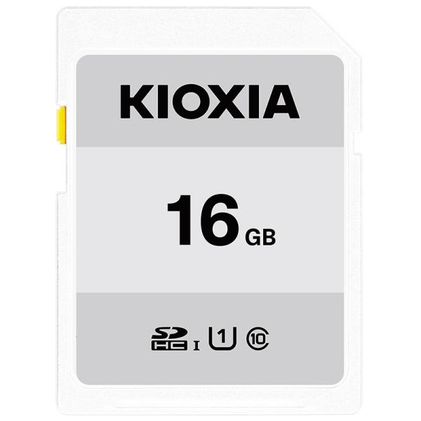 キオクシア SDHCメモリーカード UHS-I  16GB ベーシックモデル｜45825638514...