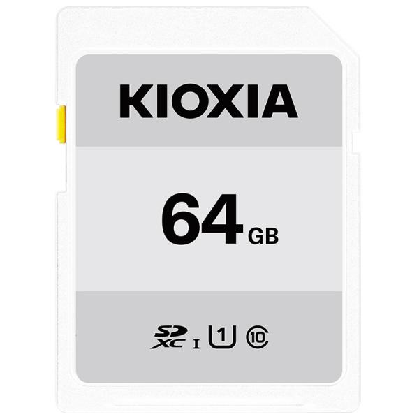 キオクシア SDXCメモリーカード UHS-I 64GB ベーシックモデル｜458256385143...