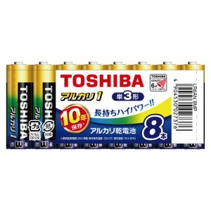 東芝 アルカリ乾電池 単3形 8本｜LR6AN 8MP 17-2146｜e-price