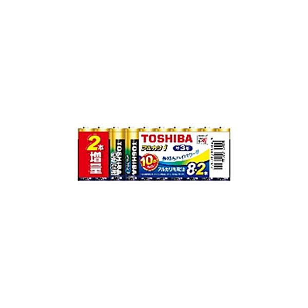 東芝 アルカリ乾電池 単3形 8本 2本増量｜LR6AN 8MP 2Z 17-5135