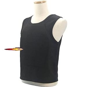 防弾チョッキ本物防爆チョッキ薄防御軍用戦術安全ベスト男性用女性用,黒,XL