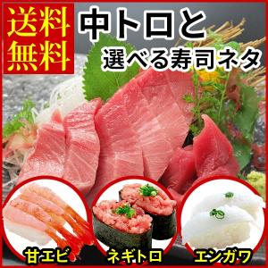 ミナミマグロの中トロ250ｇと選べる寿司ネタセット（ネギトロ/えんがわ/甘えび）　/南鮪/がってん/