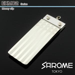 サロメ[SAROME] マネークリップ exmc2-10 シルバーポリッシュ-縦ライン sarome サロメ アクセサリー｜e-rin