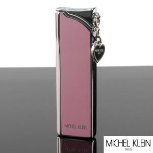 ミッシェルクランライター mk-1304 ハートチャーム付き ピンク [MICHEL KLEIN] ミッシェル クラン ブランド ライター 電子ライター｜e-rin