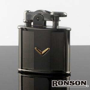 ロンソンライター[RONSON] r022008 2008年限定 ブラックVマーク( Ronson ロンソン オイルライター ブランド ライター ) STANDARD スタンダード｜e-rin
