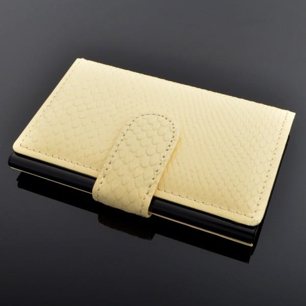 1-46395-60 アレッツオカードケース エルマー ホワイト 坪田パール 名刺 カードケース