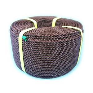 ＰＥ・濃茶色 ５mm　２００ｍ巻