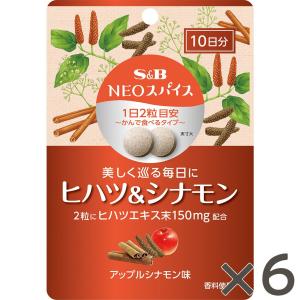 （次回入庫5月上旬予定）NEOスパイス ヒハツ＆シナモン（通信販売限定）×6個送料無料 エスビー食品公式