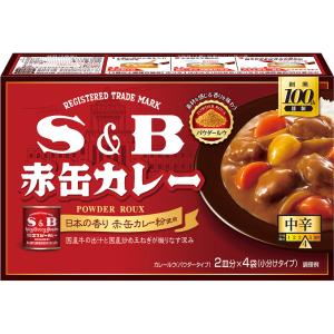 エスビー食品公式 S＆B 赤缶カレーパウダールウ 中辛