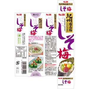 エスビー食品公式 しそ梅 40g チューブ 調...の詳細画像1