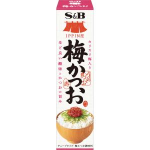 エスビー食品公式 ＩＰＰＩＮ屋梅かつお 38g ご飯のお供 ごはんのお供 チューブ ごはんのおとも おかず おにぎり おむすび お弁当 梅かつお 和風｜e-sbfoods