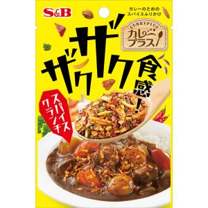 エスビー食品公式 カレープラス ザクザク食感！ スパイスクランチ 20g スパイスふりかけ カレー 焼きそば 卵かけごはん エスビー食品 公式の商品画像