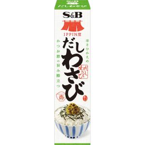 エスビー食品公式 ＩＰＰＩＮ屋 だしわさび 38g ご飯のお供 ごはんのお供 のっける 薬味 インスタント チューブ お茶漬け 冷奴 うどん