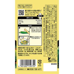 菜館シーズニング えび塩きゅうり 10g きゅ...の詳細画像1