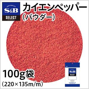 セレクト カイエンペッパー パウダー 袋 100g 業務用 唐辛子 スパイス 激辛 辛口 お徳用 エスビー食品公式｜e-sbfoods