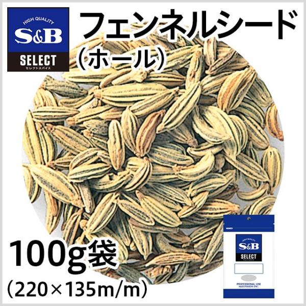 セレクト フェンネル シードホール 袋100g 業務用 スパイス ブイヤベース 魚料理 カレー イン...