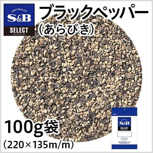 セレクト ブラックペッパー あらびき 袋 100g 業務用 こしょう 黒胡椒 お徳用 スパイス 調味...