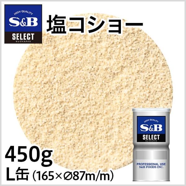 セレクト 塩コショー L缶 450g 業務用 塩こしょう 塩胡椒 塩コショウ 大容量 スパイス BB...
