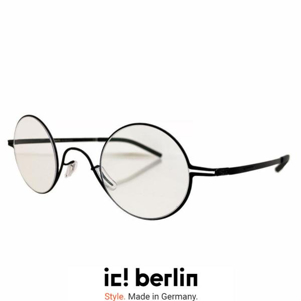ic! berlin アイシー! ベルリン メガネ Baram 2.0. Col.Black 黒 メ...